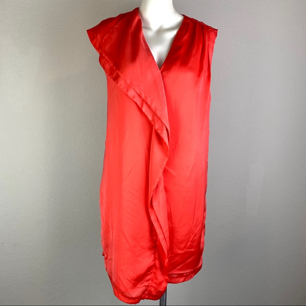 H&M Sleeveless Coral Mini Dress Size 10 NWT